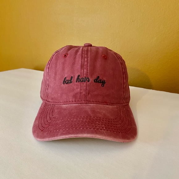 NWOT Red Bad Day Baseball Cap - Picture 3 of 5